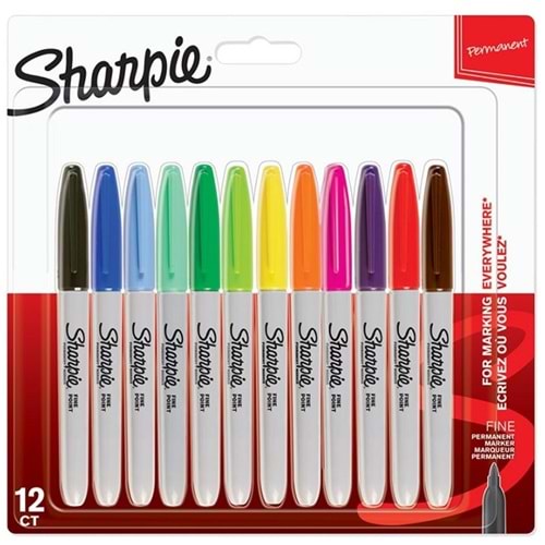sharpie permanent marker 12 li