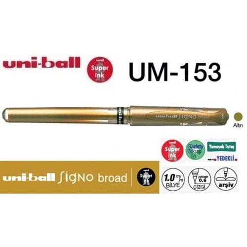 uniball pilot kalem altın 1,0