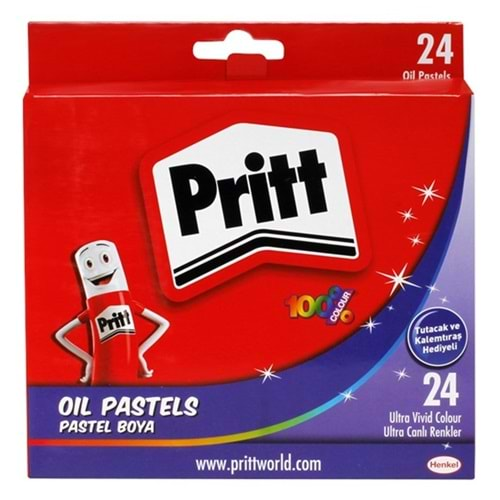 pritt pastel boya 24 lü karton kutu