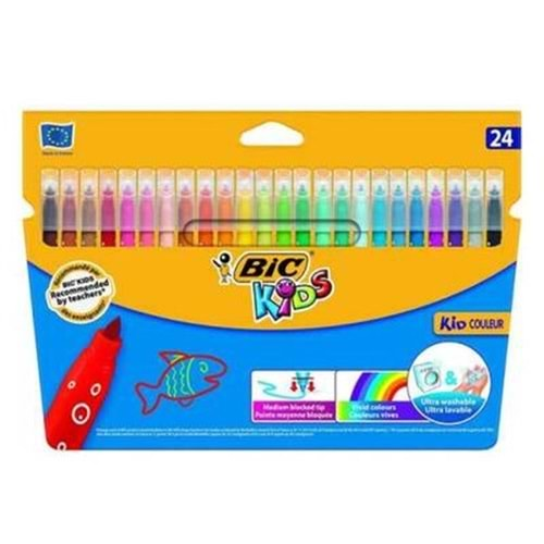 bic keçeli kalem 24 lü karton kutu