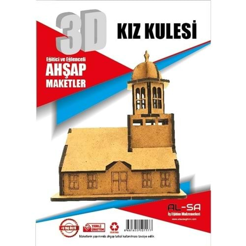 al-sa ahşap maket kız kulesi