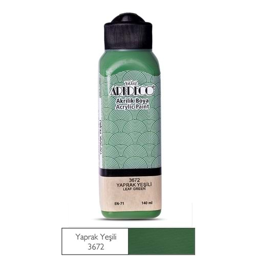 artdeco akrilik boya 140 ml yaprak yeşili