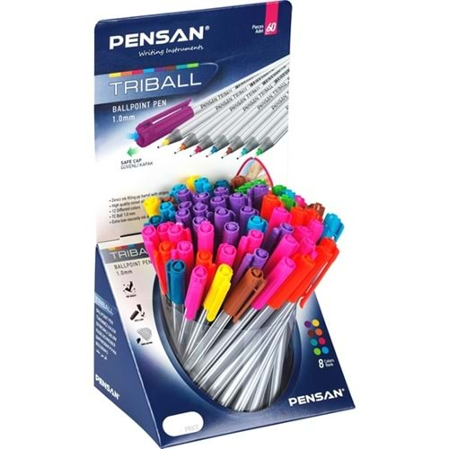 pensan triball tükenmez kalem sarı