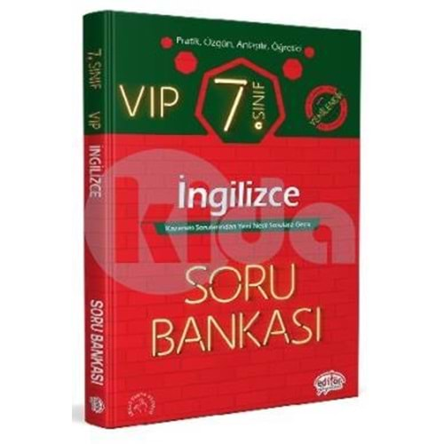 Editör 7. Sınıf VIP İngilizce Soru Bankası