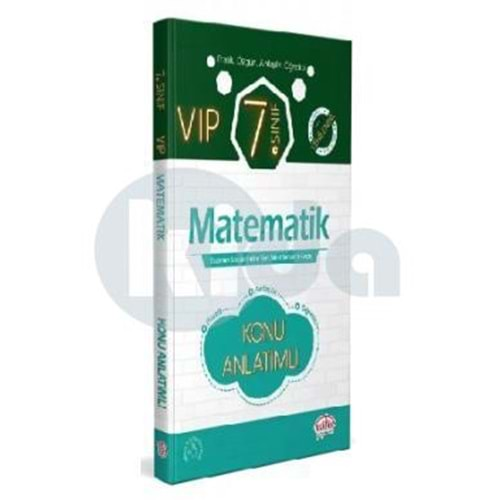 Editör 7. Sınıf VIP Matematik Hızlı Konu Anlatımlı