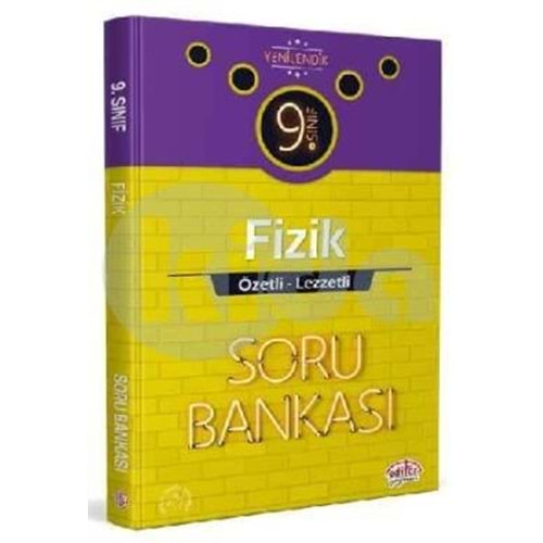 Editör 9. Sınıf VIP Fizik Özetli Lezzetli Soru Bankası