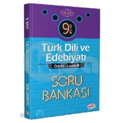 Editör 9. Sınıf Türk Dili ve Edebiyatı Özetli Lezzetli Soru Bankası