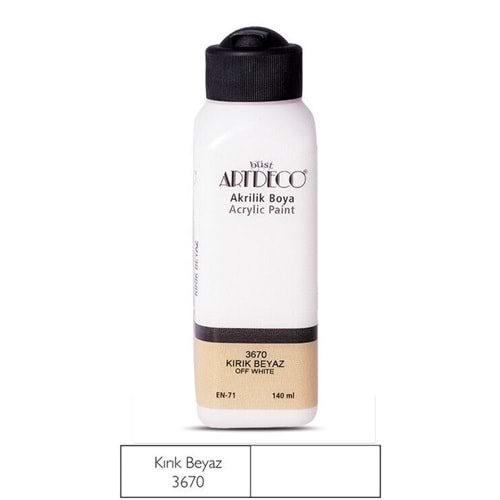 artdeco akrilik boya 140 ml kırık beyaz