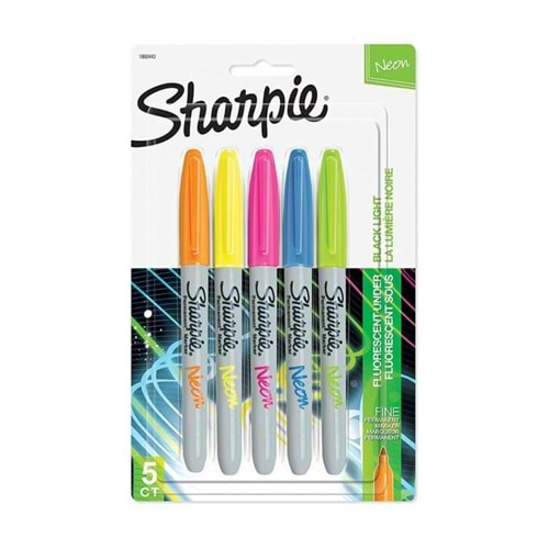 sharpie permanent kalem 4 lü neon