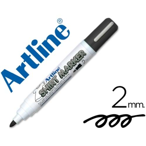 artline tshirt kalemi siyah