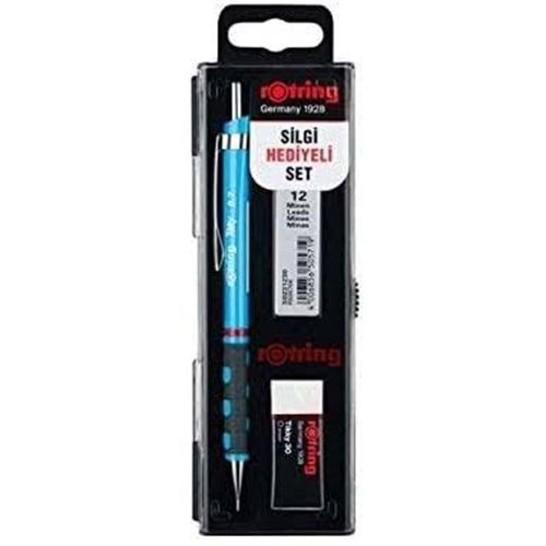 rotring tikky uçlu kalem 0,7 3 lü set açık mavi