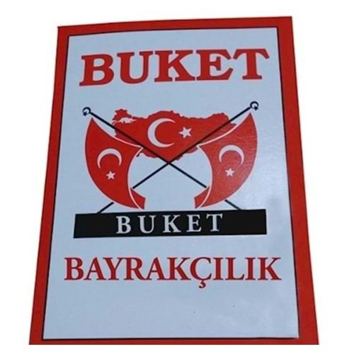 buket türk bayrak kumaş 70x105 cm