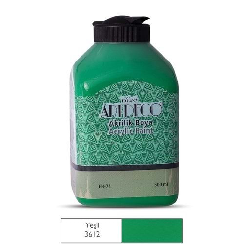 artdeco akrilik boya 500 ml yeşil