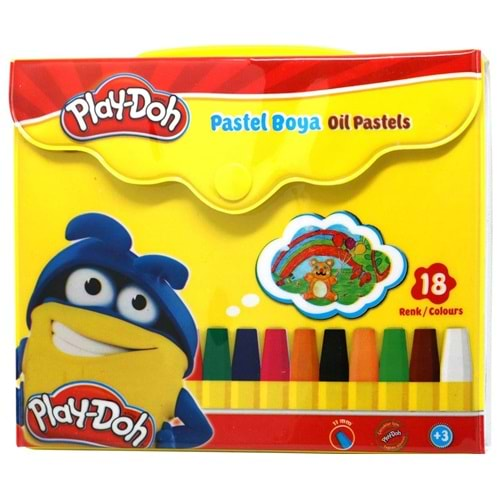 playdoh pastel boya 18 li çantalı