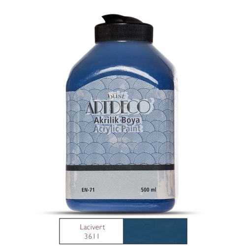 artdeco akrilik boya lacivert 500 ml