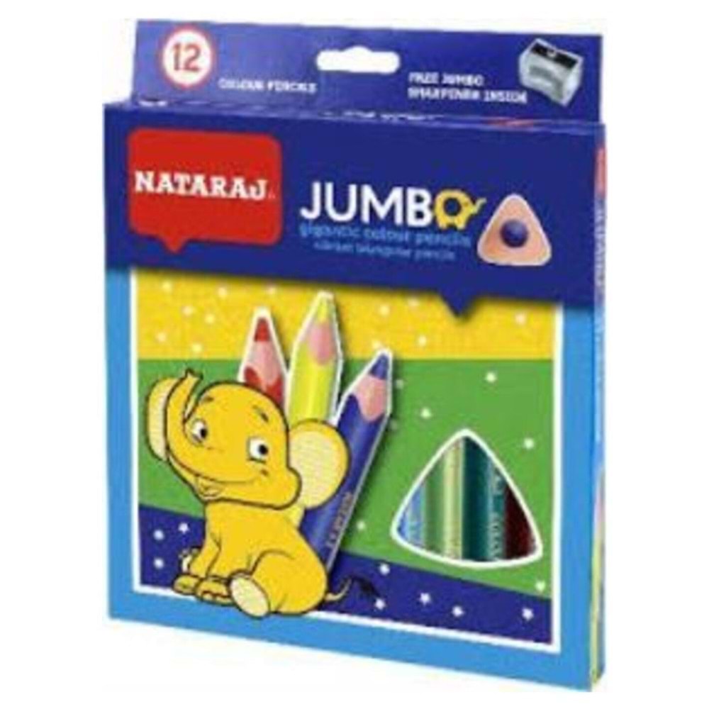 nataraj kuru boya jumbo 12li