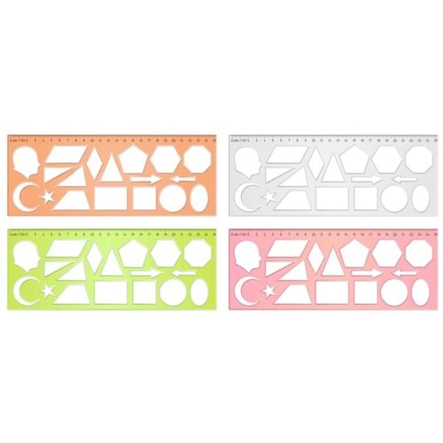 hatas geometrik şekiller şablonu