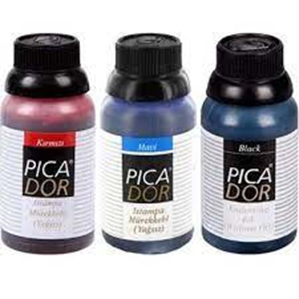 picador ıstampa mürekkebi mavi