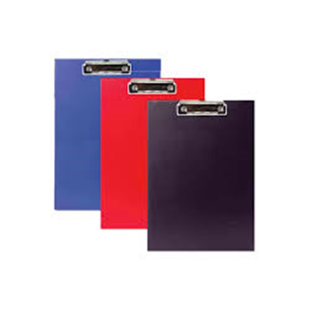 kraf sekreterlik kapaklı mavi a4