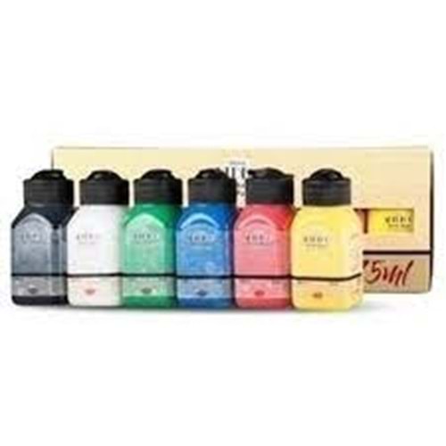 artdeco akrilik boya seti 6 lı 75 ml
