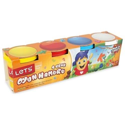 lets oyun hamuru 4 lü 460 gr