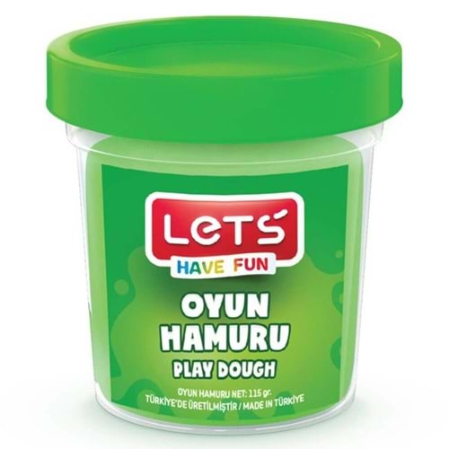 lets oyun hamuru yeşil 115 gr