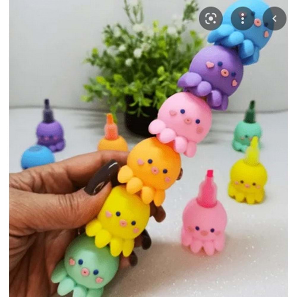 mod dondurma fosforlu kalem pastel - canlı renk