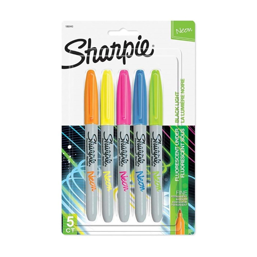 sharpie permanent kalem 4 lü neon