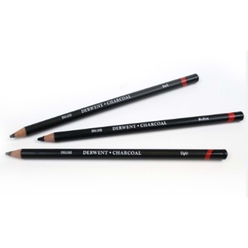 derwent füzen kömür kalem siyah dark