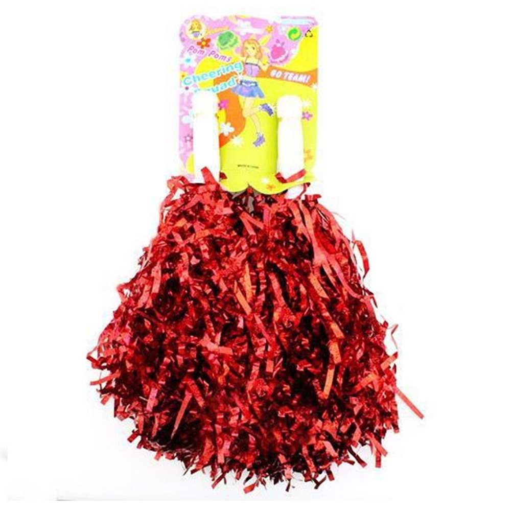 vagon gösteri ponponu kırmızı çift