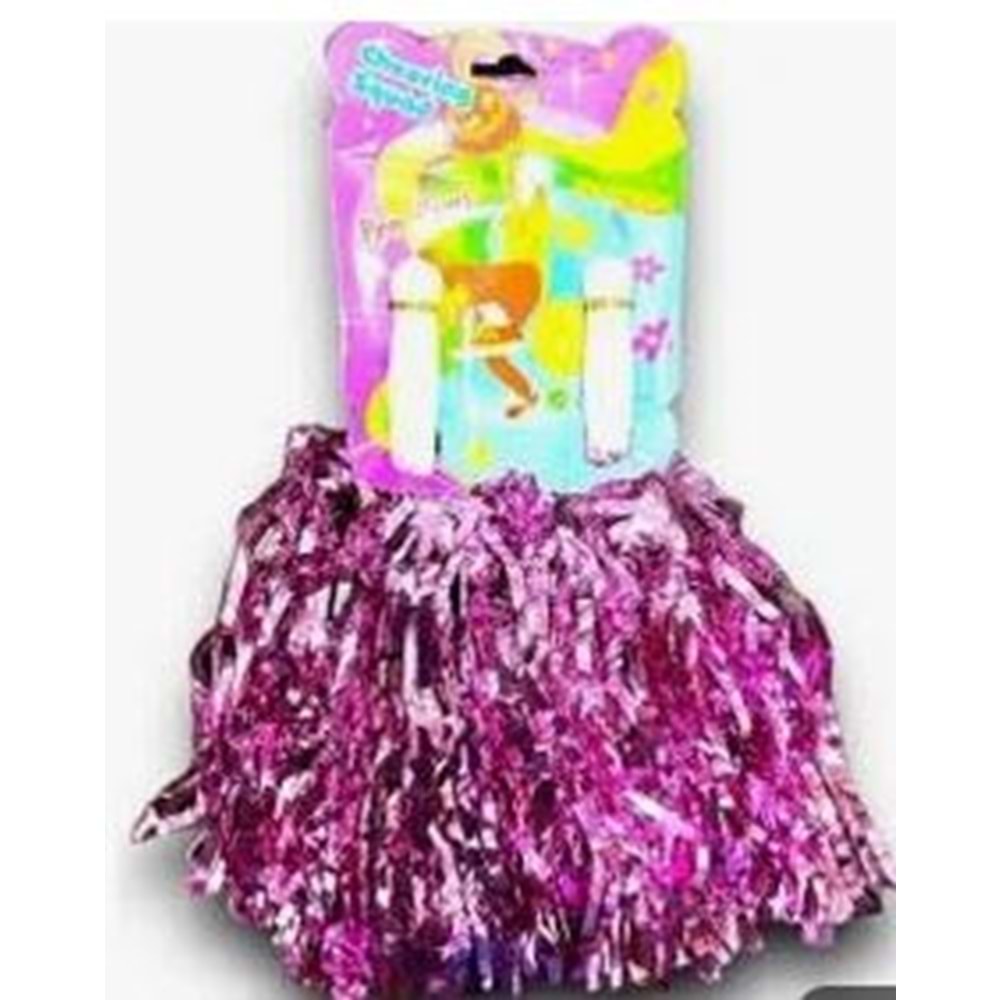 mod gösteri ponponu pembe çift